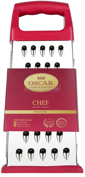 Терка 4-сторонняя Oscar OSR-5005-20.3/4 Chef в ассортименте