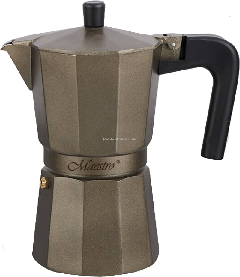 Гейзерна кавоварка Espresso Moka Maestro 1666-9-BROWN-MR 0.45 л