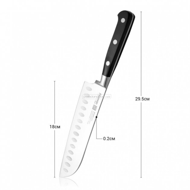 Нож Сантоку Fissman 12515 Kitakami 18 см, каталог