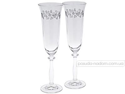 Набір бокалів для шампанського Bohemia 40600/285574/190/2 Angela 190 мл