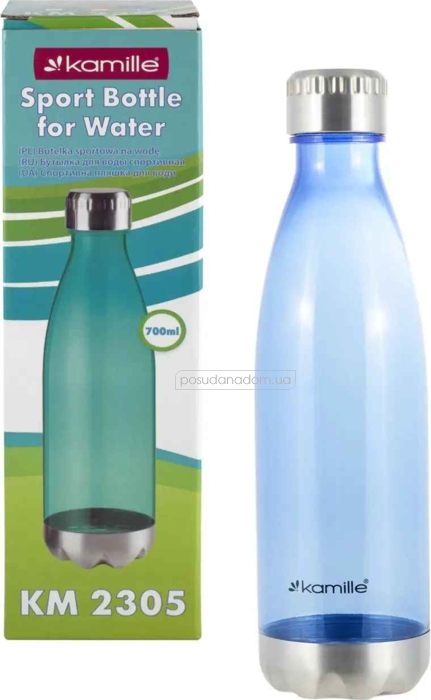 Бутылка спортивная для воды Kamille KM-2305, цвет