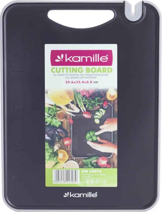 Доска разделочная Kamille KM-10076 22.5 см в ассортименте