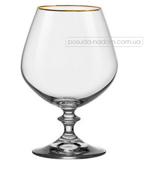 Набор бокалов для коньяка Bohemia 40600-20733-400 Angela GOLD 400 мл