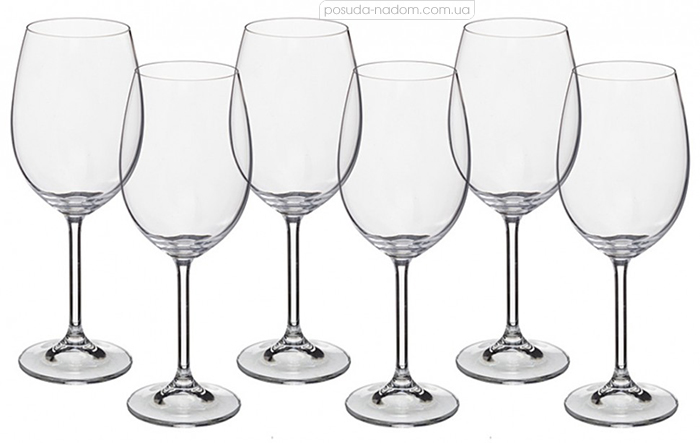 Набір бокалів для вина Bohemia 4S032/00000/450 Gastro collection (Colibri) 450 мл