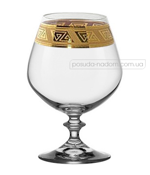 Набор бокалов для коньяка Bohemia 40600-378804-400 Angela GOLD 400 мл