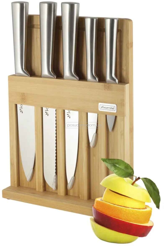 Набор кухонный ножей Kamille 5168, каталог