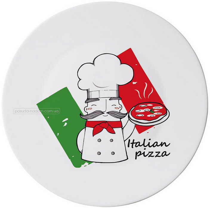 Тарелка для пиццы Bormioli Rocco 419320F77321754 Chef 33 см