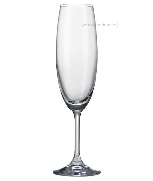Набір бокалів для шампанського Bohemia 4S415/00000/220 Klara (Sylvia) 220 мл