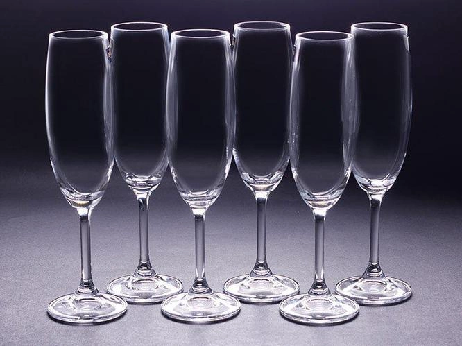 Набор бокалов для шампанского Bohemia 4S415/00000/220 Klara (Sylvia) 220 мл, каталог
