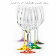 Набор бокалов для вина Bohemia 40729/350S/D4641 Rainbow 350 мл