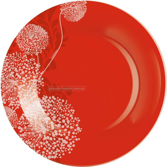Тарілка обідня Luminarc J7537 PIUME RED