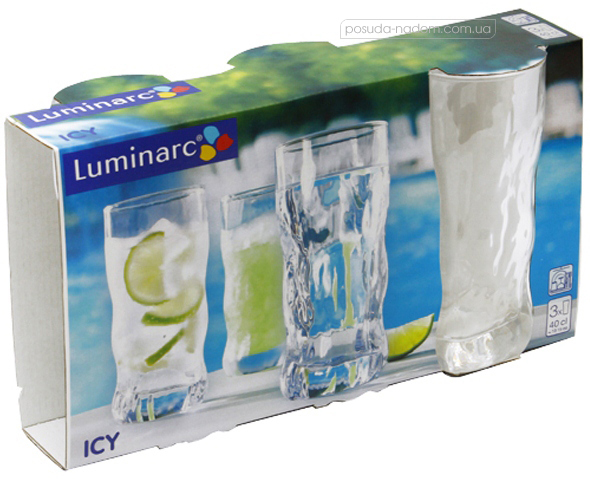 Набір склянок Luminarc G2764-1 Icy 400 мл