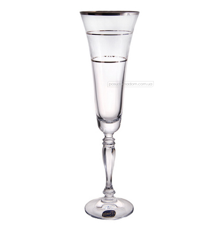 Набір бокалів для шампанського Bohemia 40727-437694 Victoria PLATI 180 мл