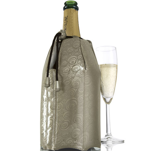 Охолоджувач - мішечок для пляшки шампанського Vacu Vin 38855626 ACTIVE COOLER CHAMPAGNE PLATINUM