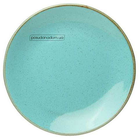 Тарелка обеденная Porland 213-187624.T Seasons Turquoise 24 см