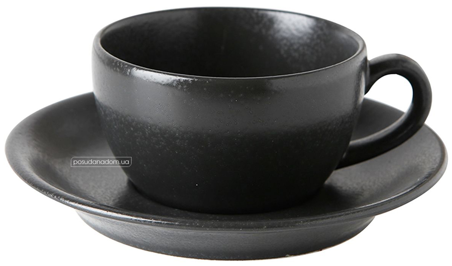 Чашка чайная Porland 213-222105.Bl Seasons Black 200 мл