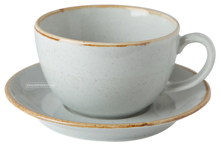 Чашка чайная Porland 213-222134.G Seasons Gray 160x320 мл
