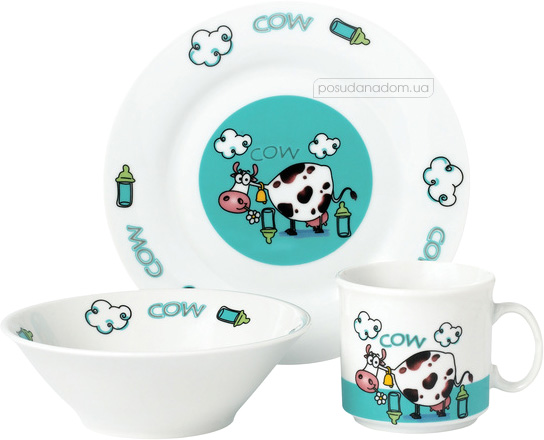 Набір дитячого посуду Limited Edition D1215 COW