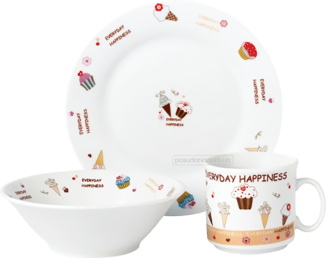 Набор посуды детской Limited Edition D150405  SWEET HAPPINESS